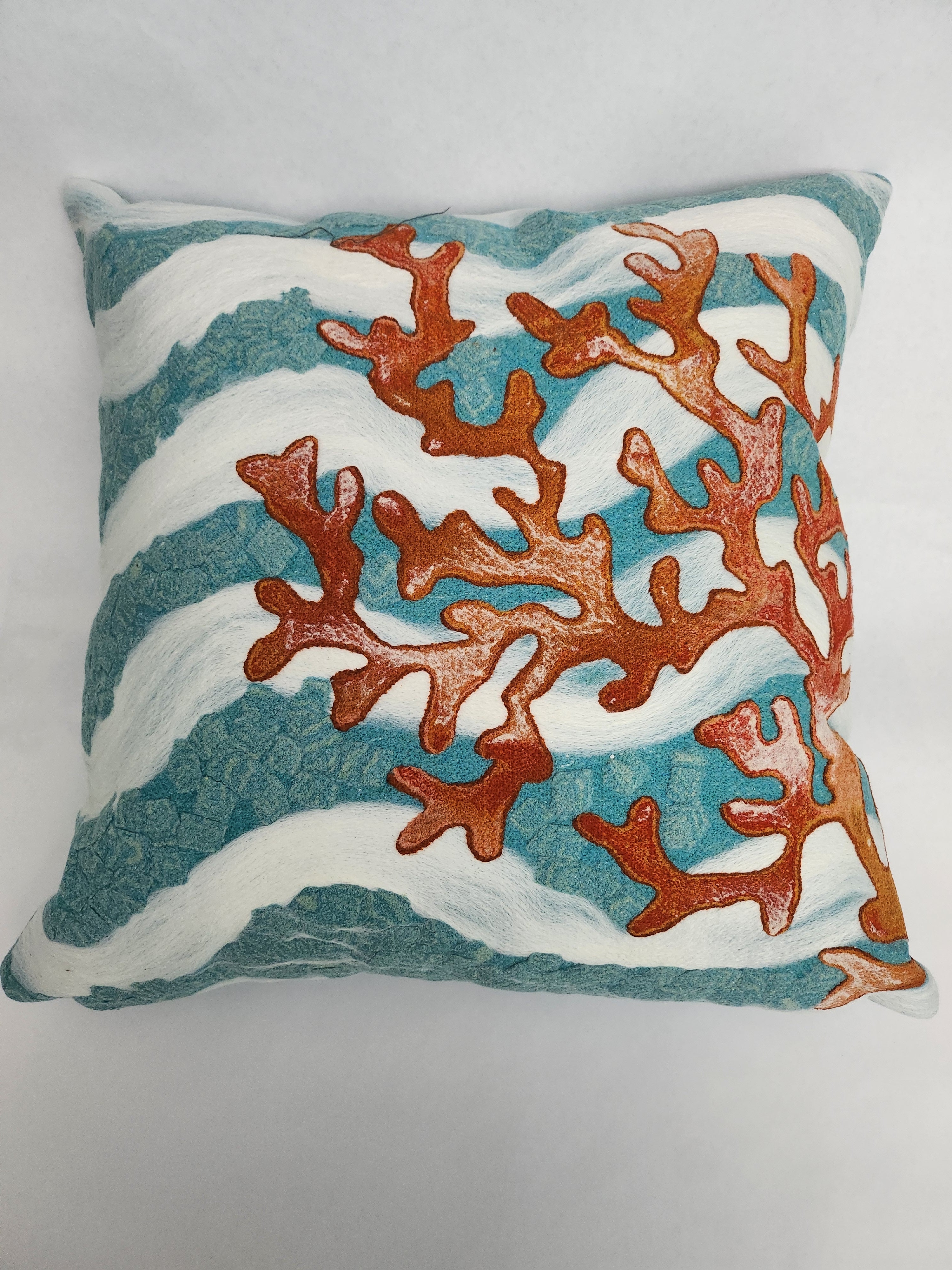 Seaweed Throw Pillow
