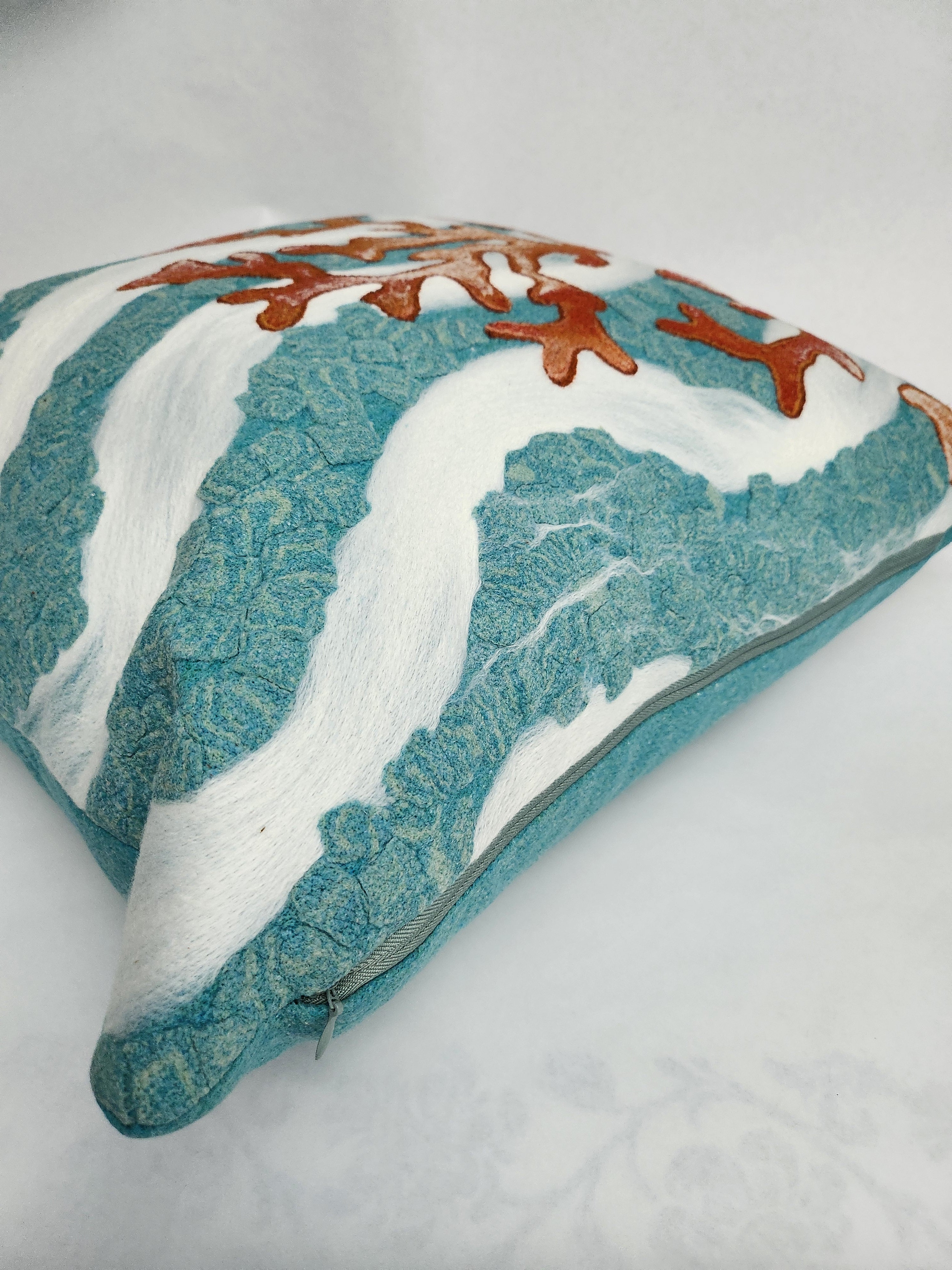 Seaweed Throw Pillow