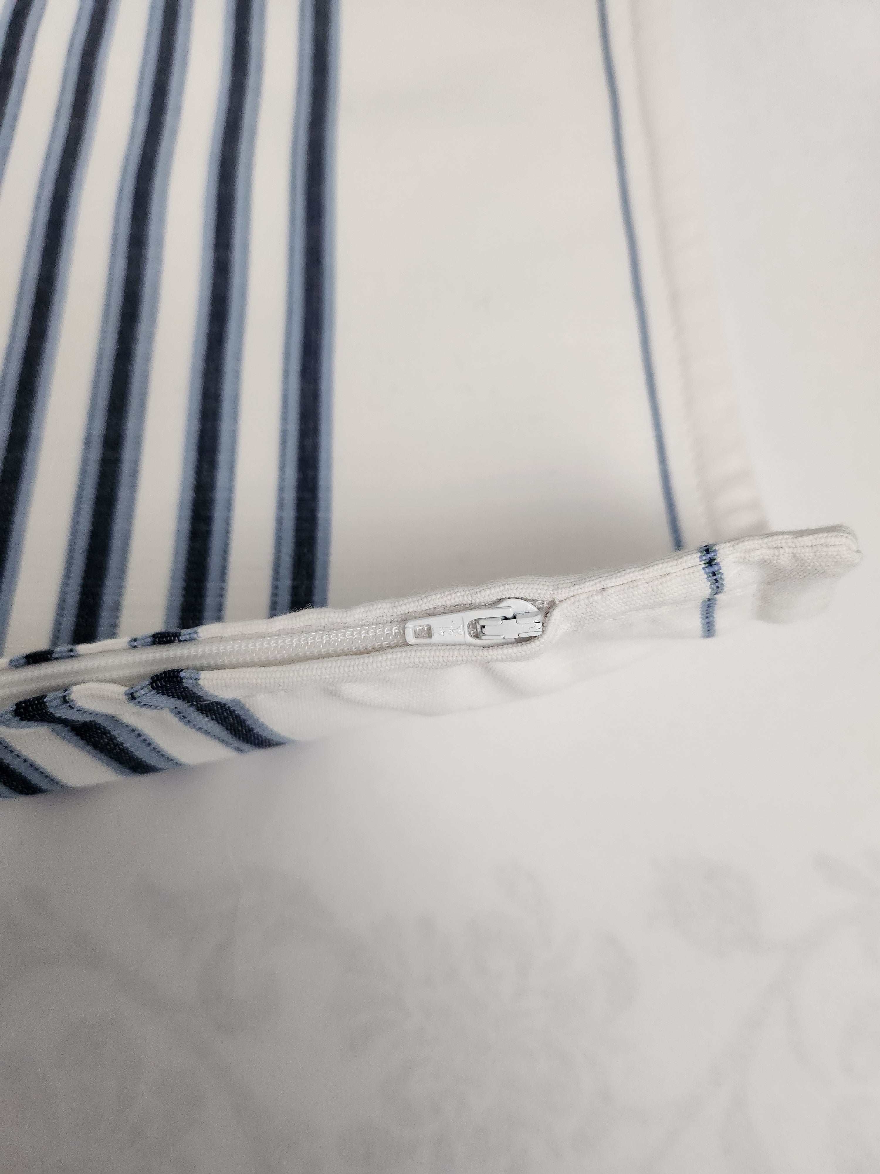 Beach Stripe Throw Pillow cover