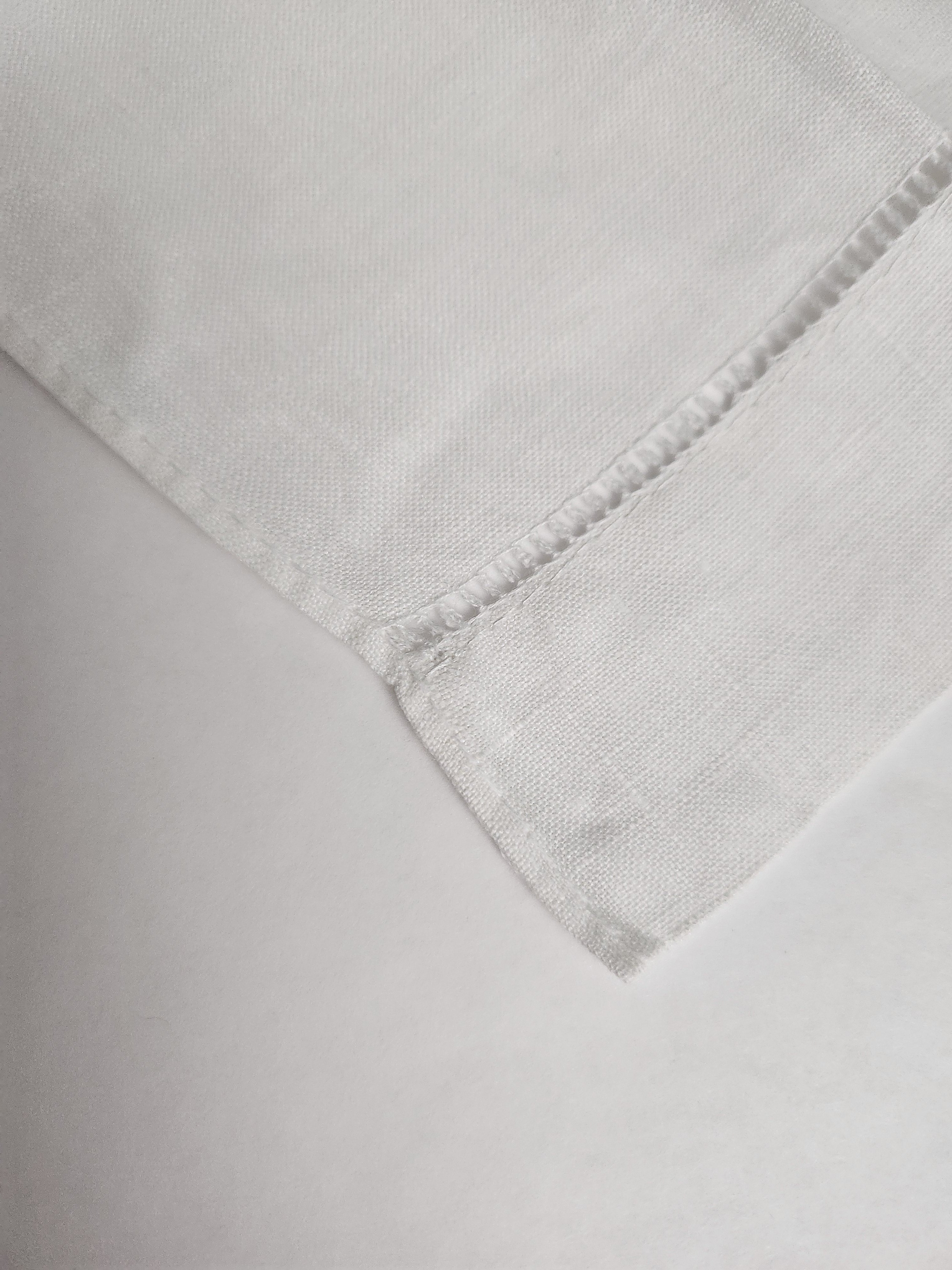 Embroidered Anchor Linen Tea Towel