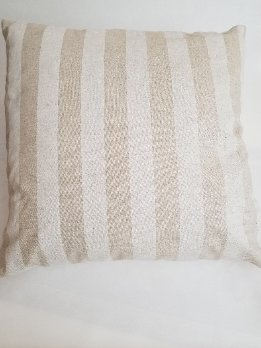 Linen Beach Stripe Cushion