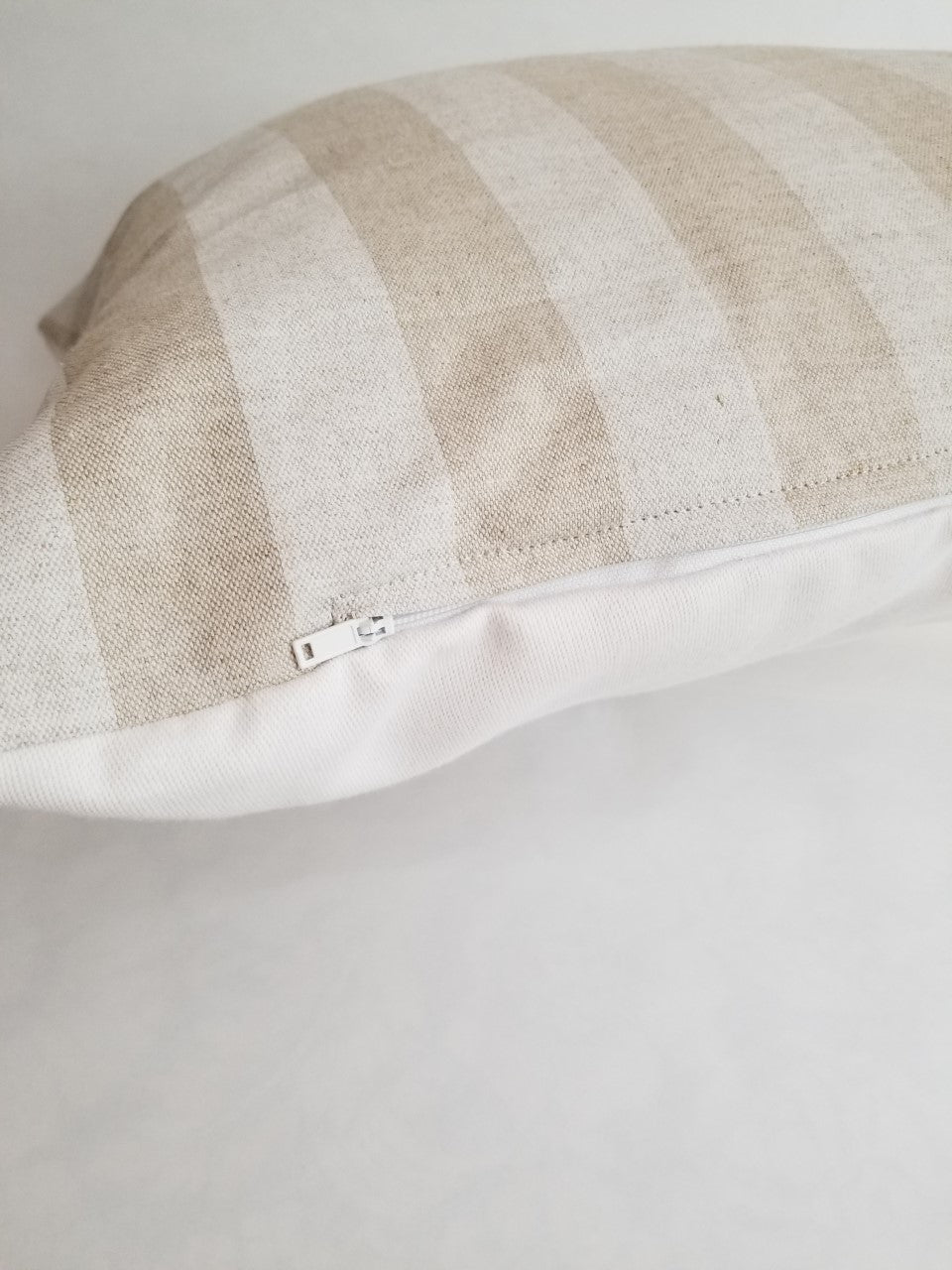 Linen Beach Stripe Cushion