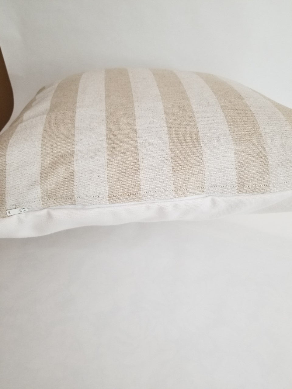 Linen Beach Stripe Cushion