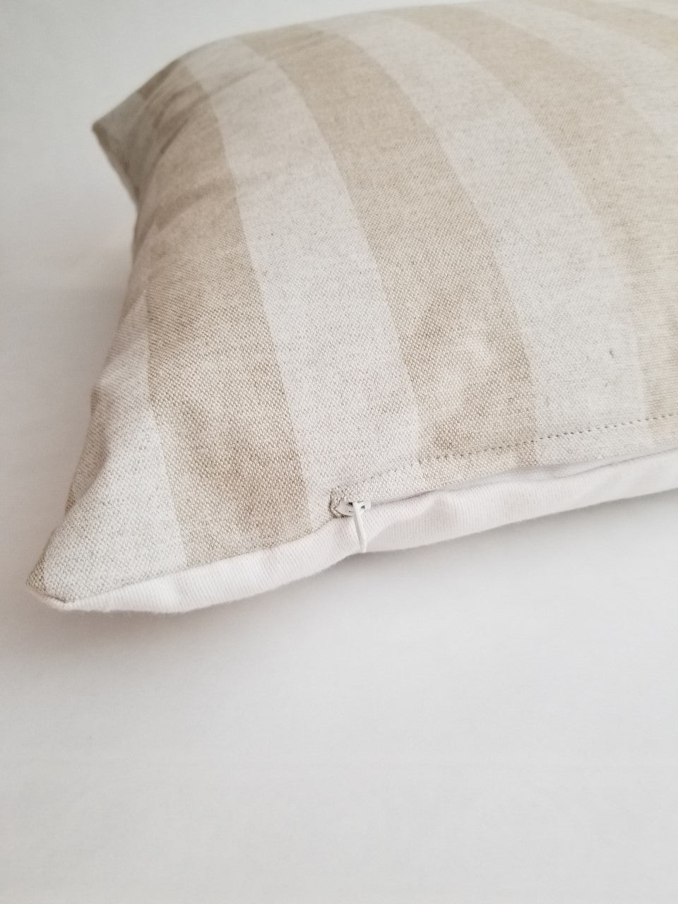 Linen Beach Stripe Cushion