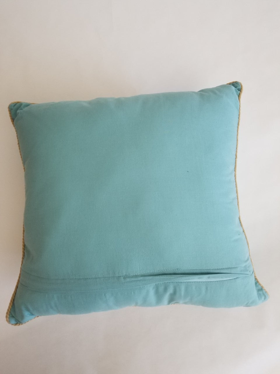 Embroidered Seahorse Cushion