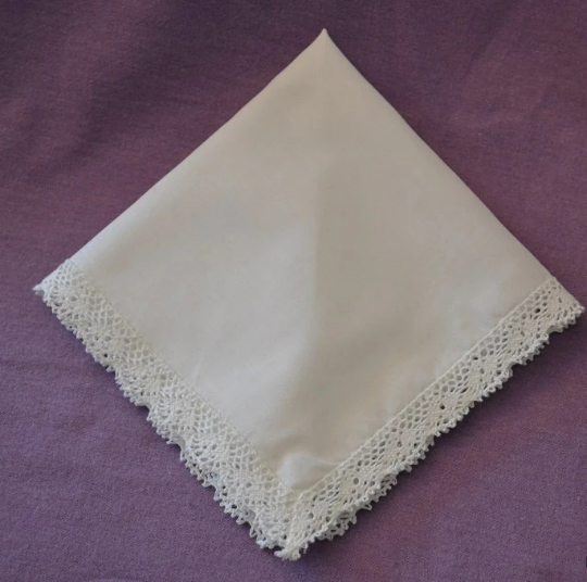 Lady-in-Waiting Style Handkerchief